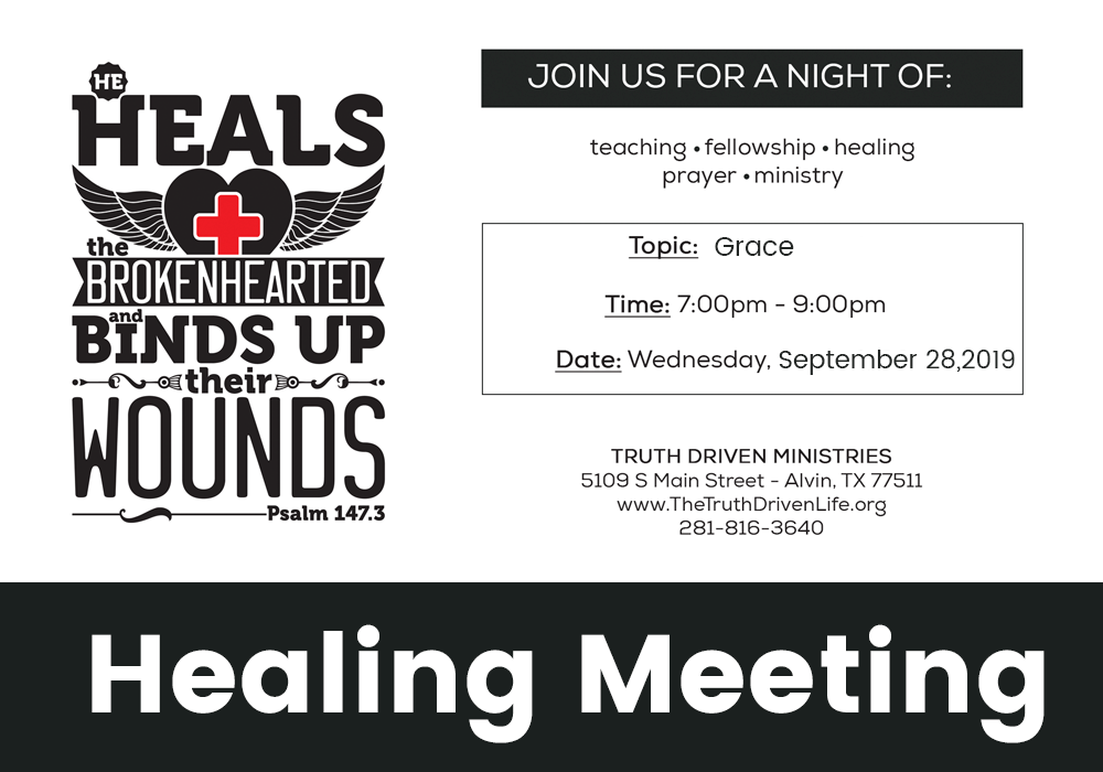 August Healing Meeting – Grace