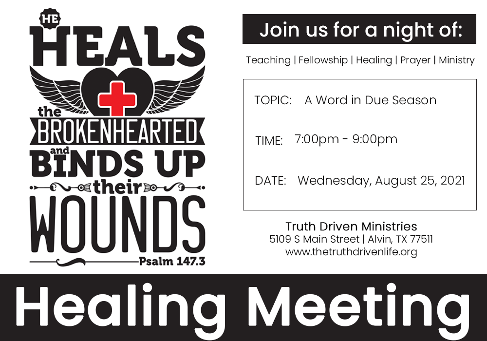 August Healing Meeting