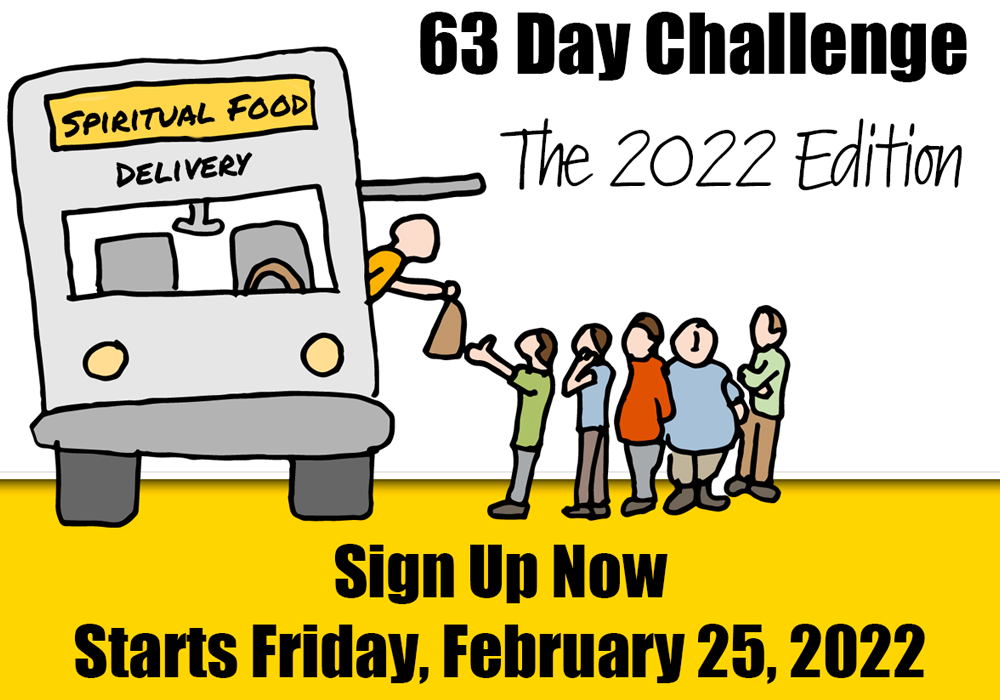 Register for the 63 Day Challenge – The 2022 Edition